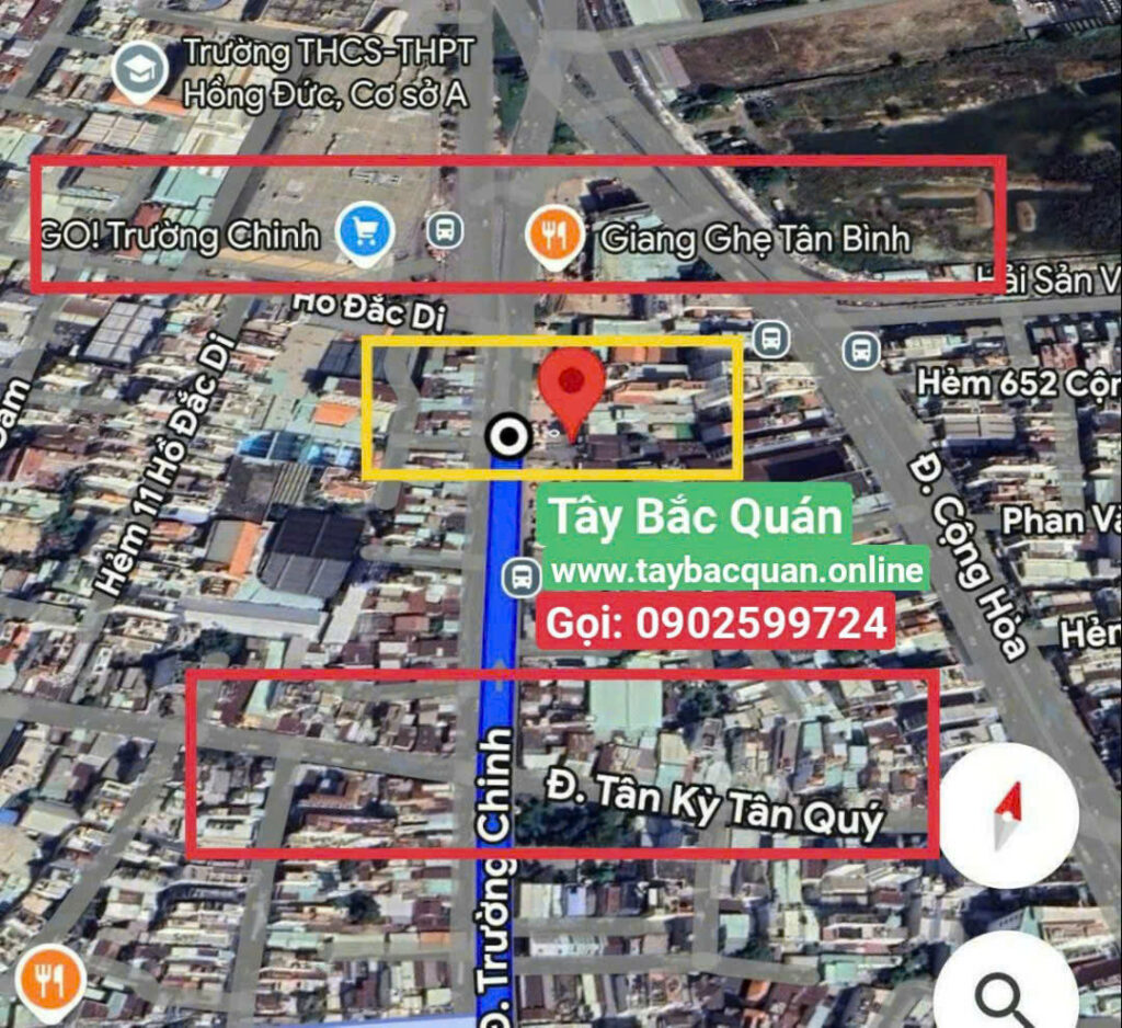Địa chỉ Bia Hơi Hà Nội Tân Bình - Tây Bắc Quán Trường Chinh