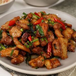 Ba Chỉ Rang Cháy Cạnh