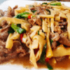 Bò Xào Măng Trúc