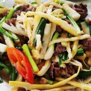 Thịt Bò Xào Măng Trúc